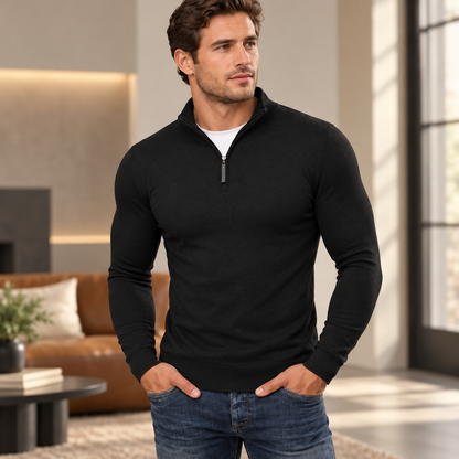 Men's Trendy Stand-Collar Sweater High Fashion | Casual Wear — photo 1