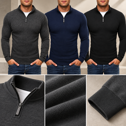 Men's Trendy Stand-Collar Sweater High Fashion | Casual Wear — photo 5