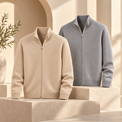 Men's Zip-Front Cardigan Slim-Fit | Casual Cardigan — photo 1