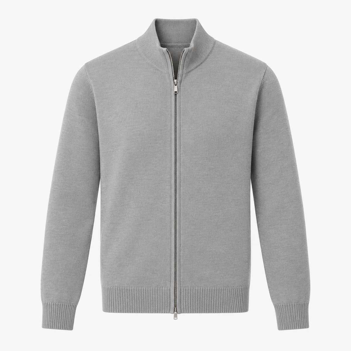 Men's Zip-Front Cardigan Slim-Fit | Casual Cardigan — photo 2