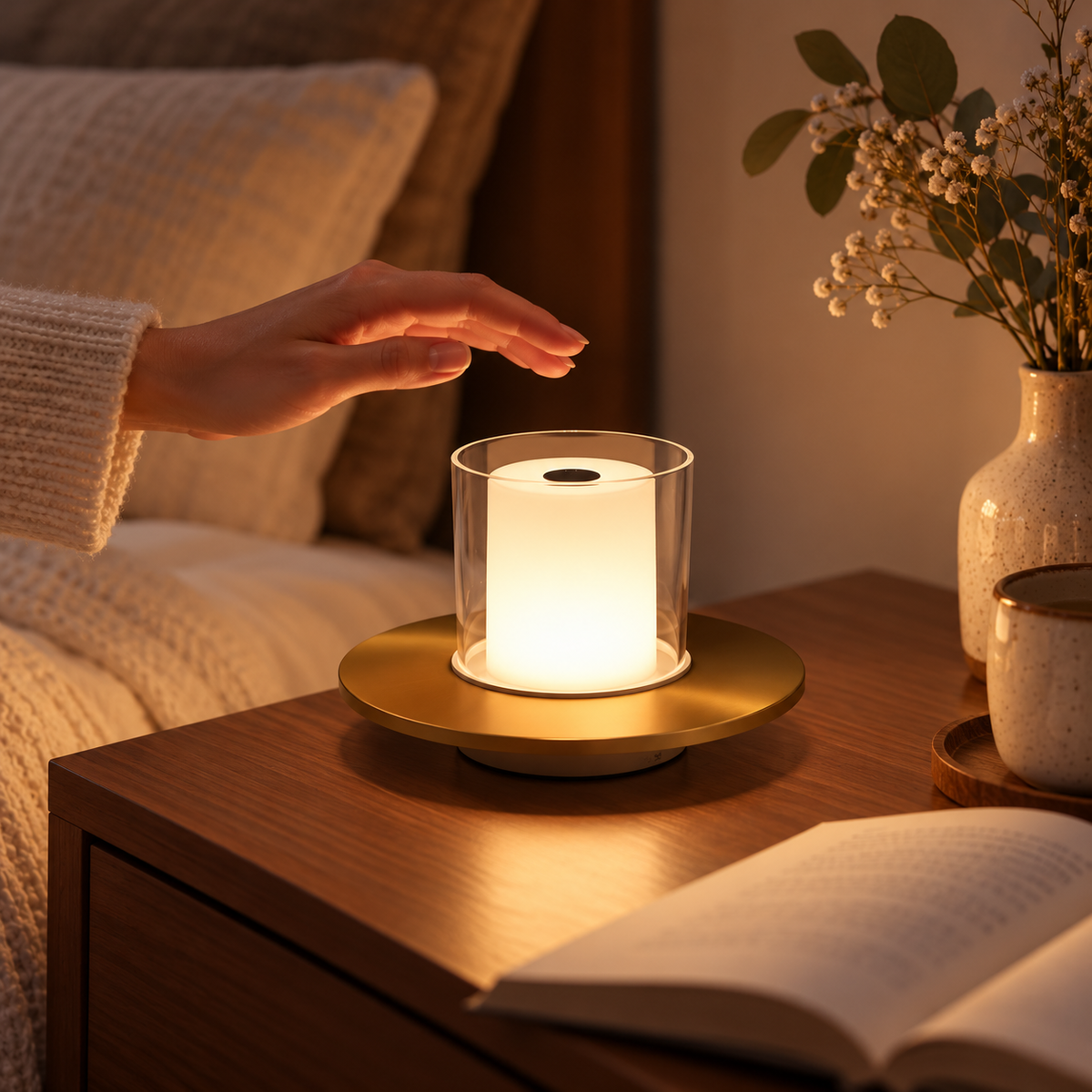 Modern Rechargeable Candle Lamp Cordless Decorative Light — photo 6