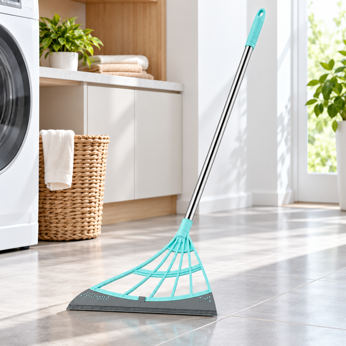 Multi-Functional Floor Broom for Hard Surface Cleaning — photo 1