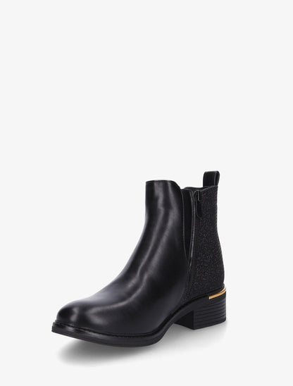 Nordspur | Block Heel Ankle Boots with Iridescent Detail — photo 3