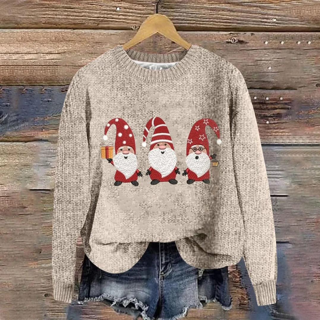 Unisex Santa Claus Christmas Sweater | Soft Cotton Blend Holiday Jumper | Festive Winter Pullover for Men and Women — photo 11