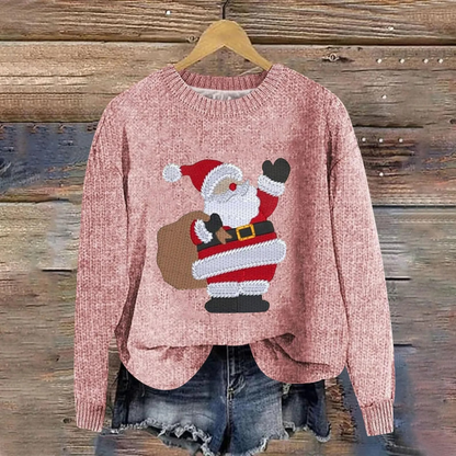Unisex Santa Claus Christmas Sweater | Soft Cotton Blend Holiday Jumper | Festive Winter Pullover for Men and Women — photo 5