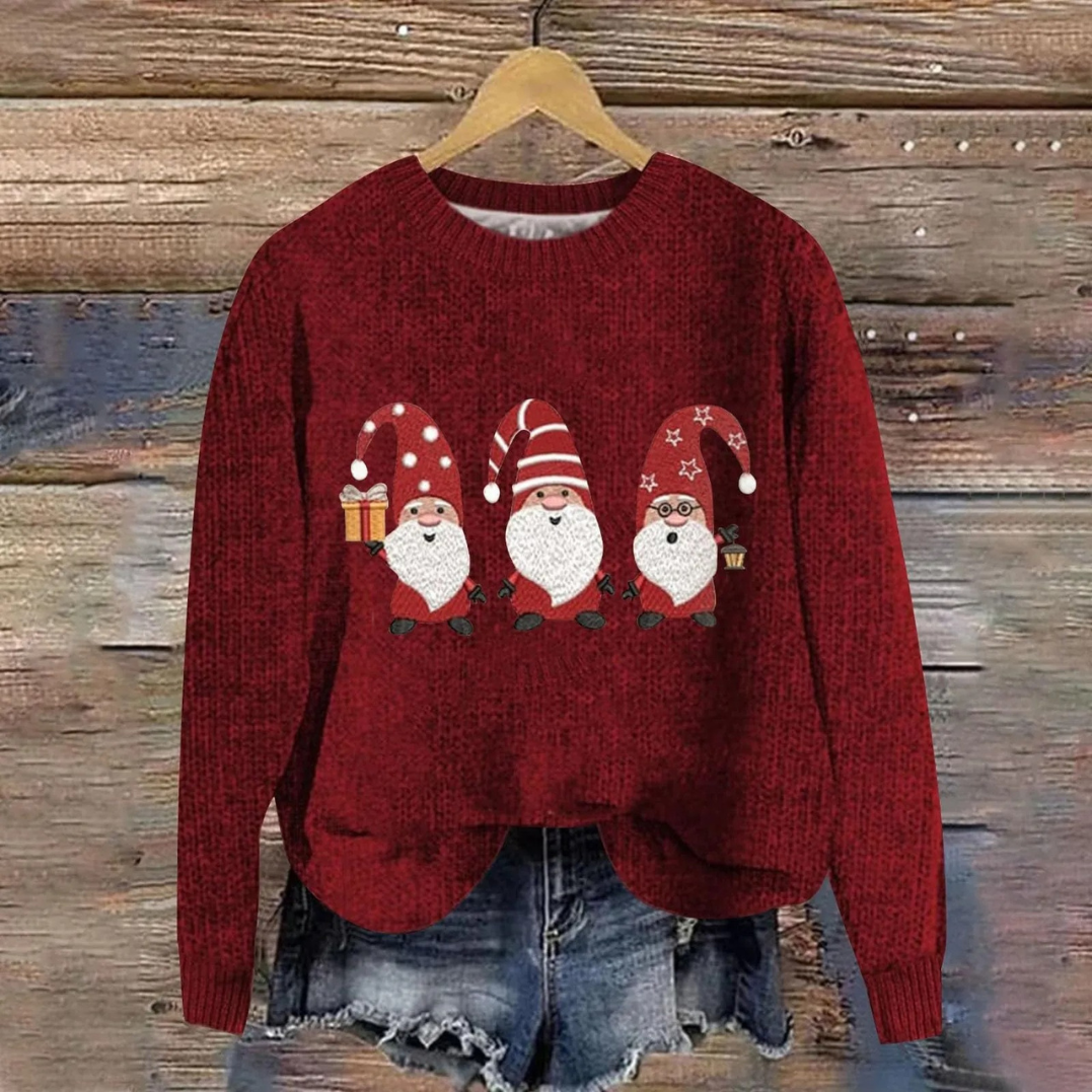 Unisex Santa Claus Christmas Sweater | Soft Cotton Blend Holiday Jumper | Festive Winter Pullover for Men and Women — photo 7