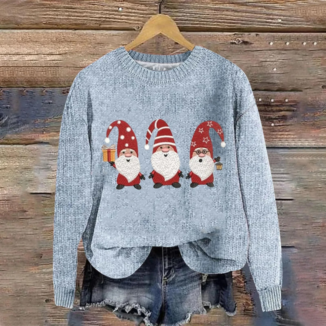 Unisex Santa Claus Christmas Sweater | Soft Cotton Blend Holiday Jumper | Festive Winter Pullover for Men and Women — photo 9
