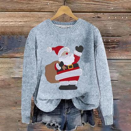 Unisex Santa Claus Christmas Sweater | Soft Cotton Blend Holiday Jumper | Festive Winter Pullover for Men and Women — photo 10