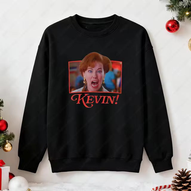 Home Alone Kevin Christmas Sweatshirt – Unisex Movie Graphic Crewneck Pullover — photo 1