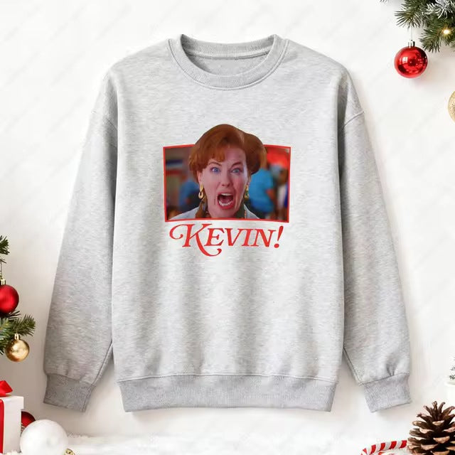 Home Alone Kevin Christmas Sweatshirt – Unisex Movie Graphic Crewneck Pullover — photo 4