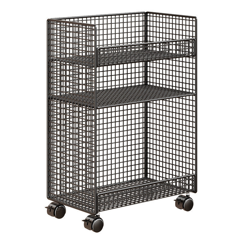 Compact Vertical Wire Mesh Desktop Organizer Shelf — photo 1