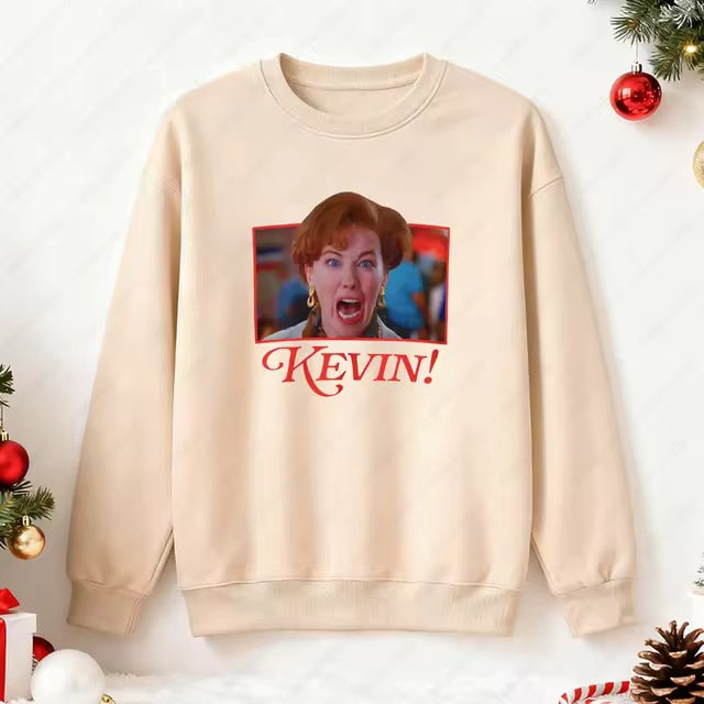Home Alone Kevin Christmas Sweatshirt – Unisex Movie Graphic Crewneck Pullover — photo 3