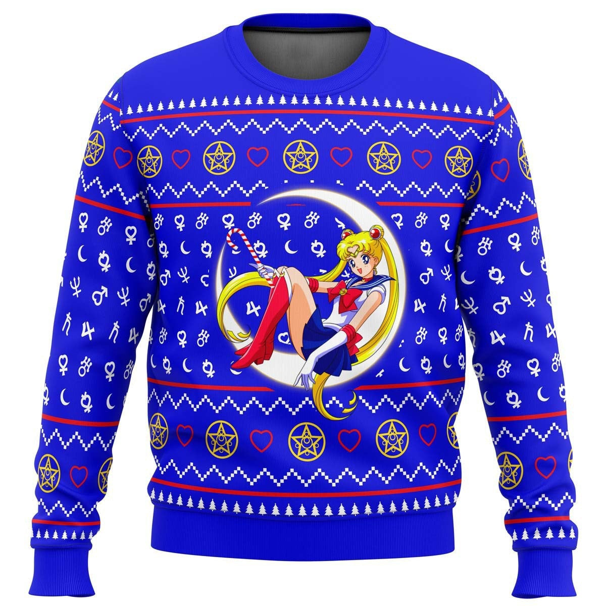 Funny Ugly Christmas Sweater – Men's Novelty Character Print Long Sleeve Pullover — photo 11
