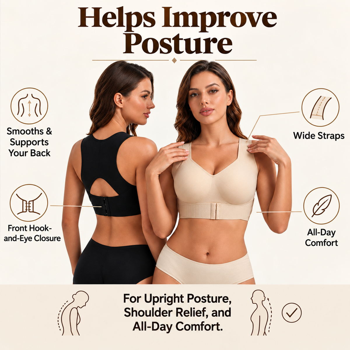 Supportive Posture-Correcting Bra — photo 1