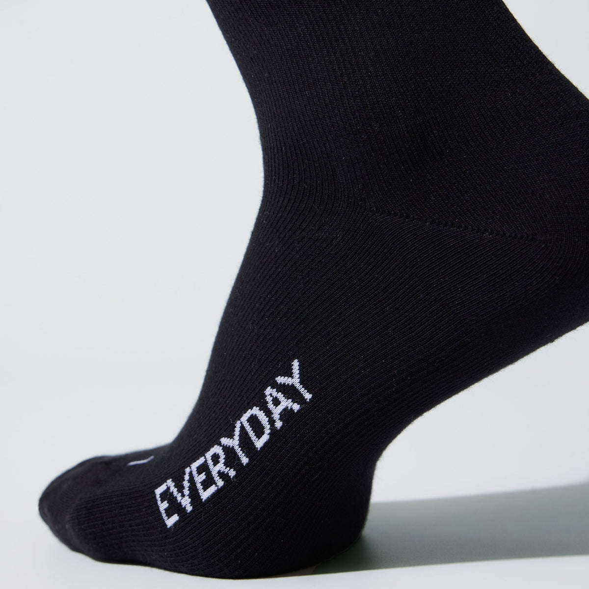 Cotton Everyday Socks for Women | Black / White — photo 4