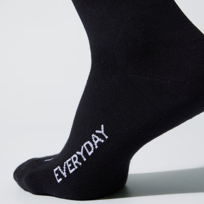 Cotton Everyday Socks for Women | Black / White — photo 4