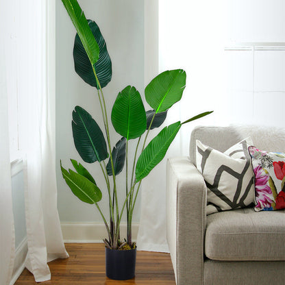 Artificial Plants Banana Leaf Tree with Pot — photo 4