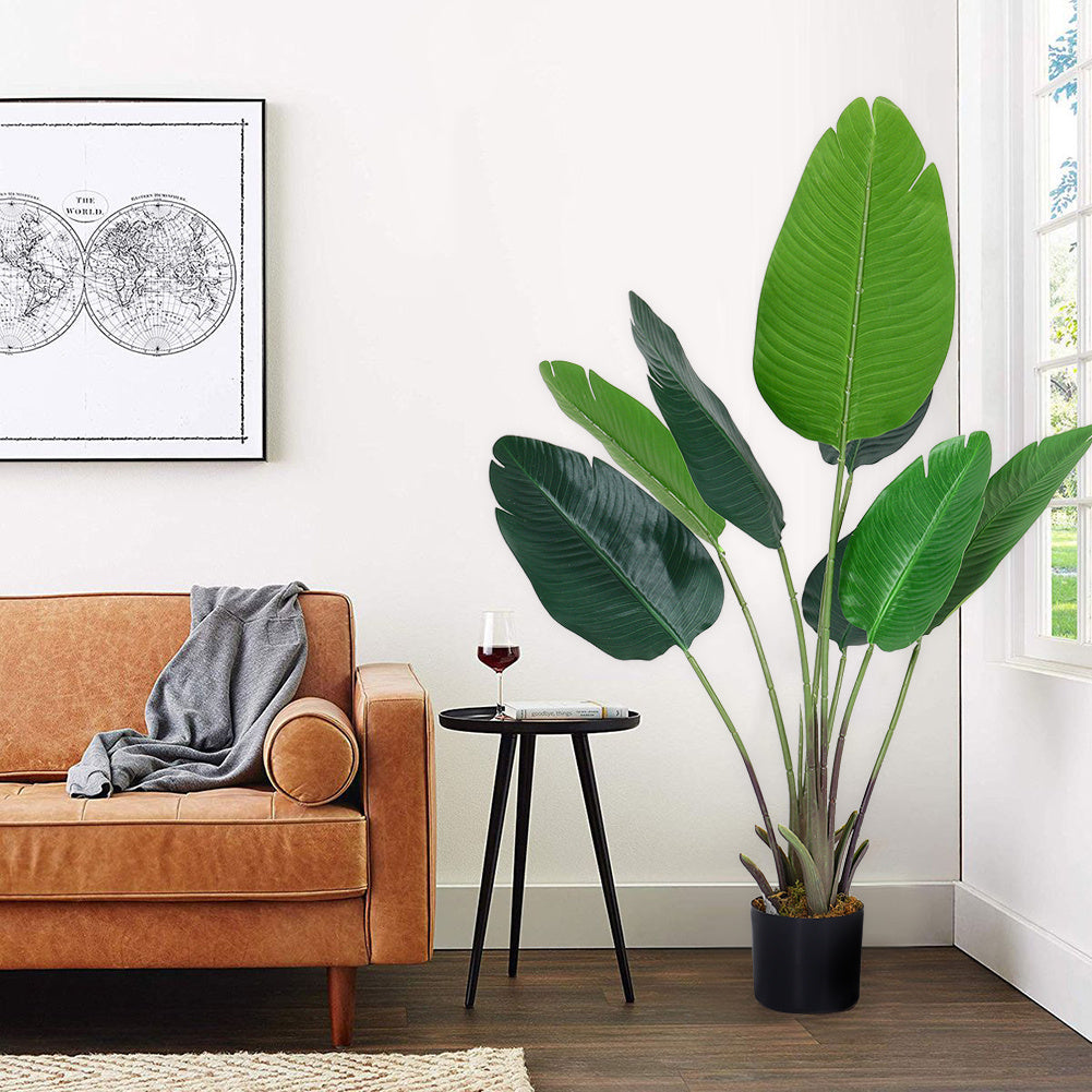 Artificial Plants Banana Leaf Tree with Pot — photo 2