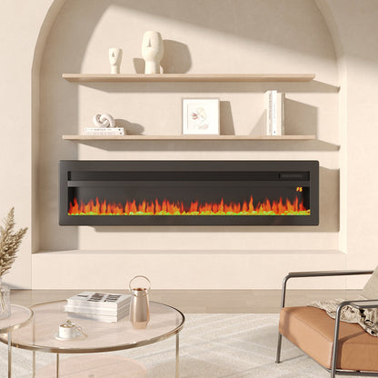 40/50/60/70 Inch Electric Fire with 12 Flame Colours & Remote Control — photo 2