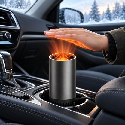 Portable Car Heater Suction Mount Compact Adjustable — photo 4