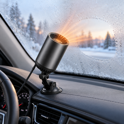 Portable Car Heater Suction Mount Compact Adjustable — photo 5