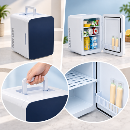 Portable Mini Fridge for Car - Compact Snacks with Handle — photo 4