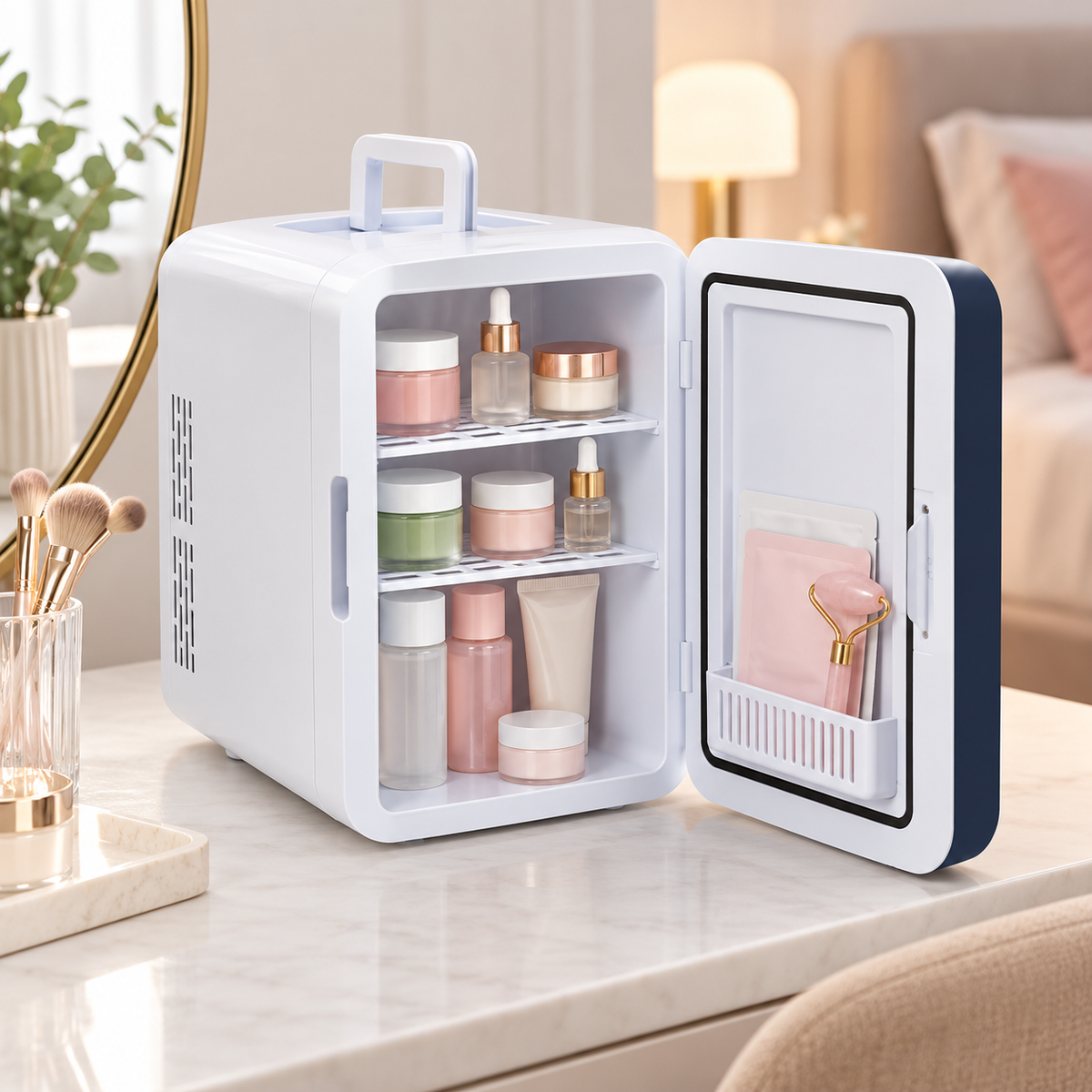 Portable Mini Fridge for Car - Compact Snacks with Handle — photo 2