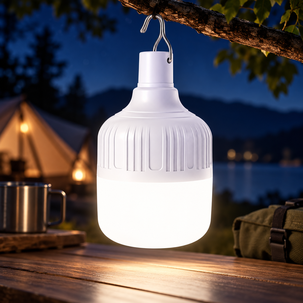 Rechargeable LED Light Portable Waterproof Hanging Design — photo 1