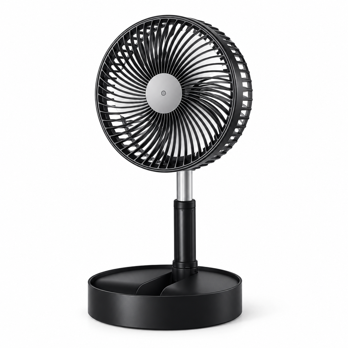 Retractable Fan Battery Operated USB Rechargeable Design — photo 3