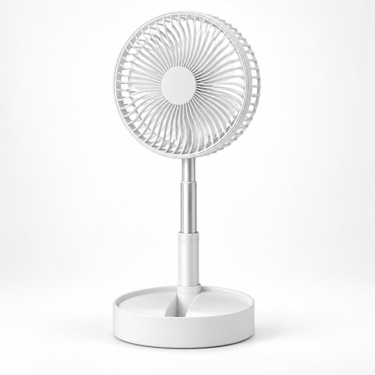 Retractable Fan Battery Operated USB Rechargeable Design — photo 2