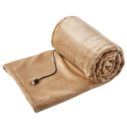 USB Electric Blanket | 3 Heat Settings Soft Plush Throw — photo 4