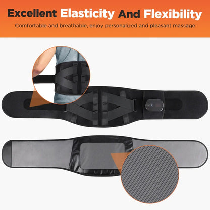 Electric Heated Waist Massager Belt – Lumbar Support Brace with Heat & Vibration Therapy — photo 15