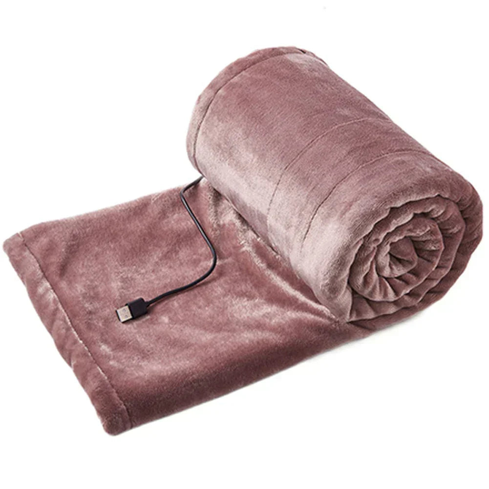 USB Electric Blanket | 3 Heat Settings Soft Plush Throw — photo 5