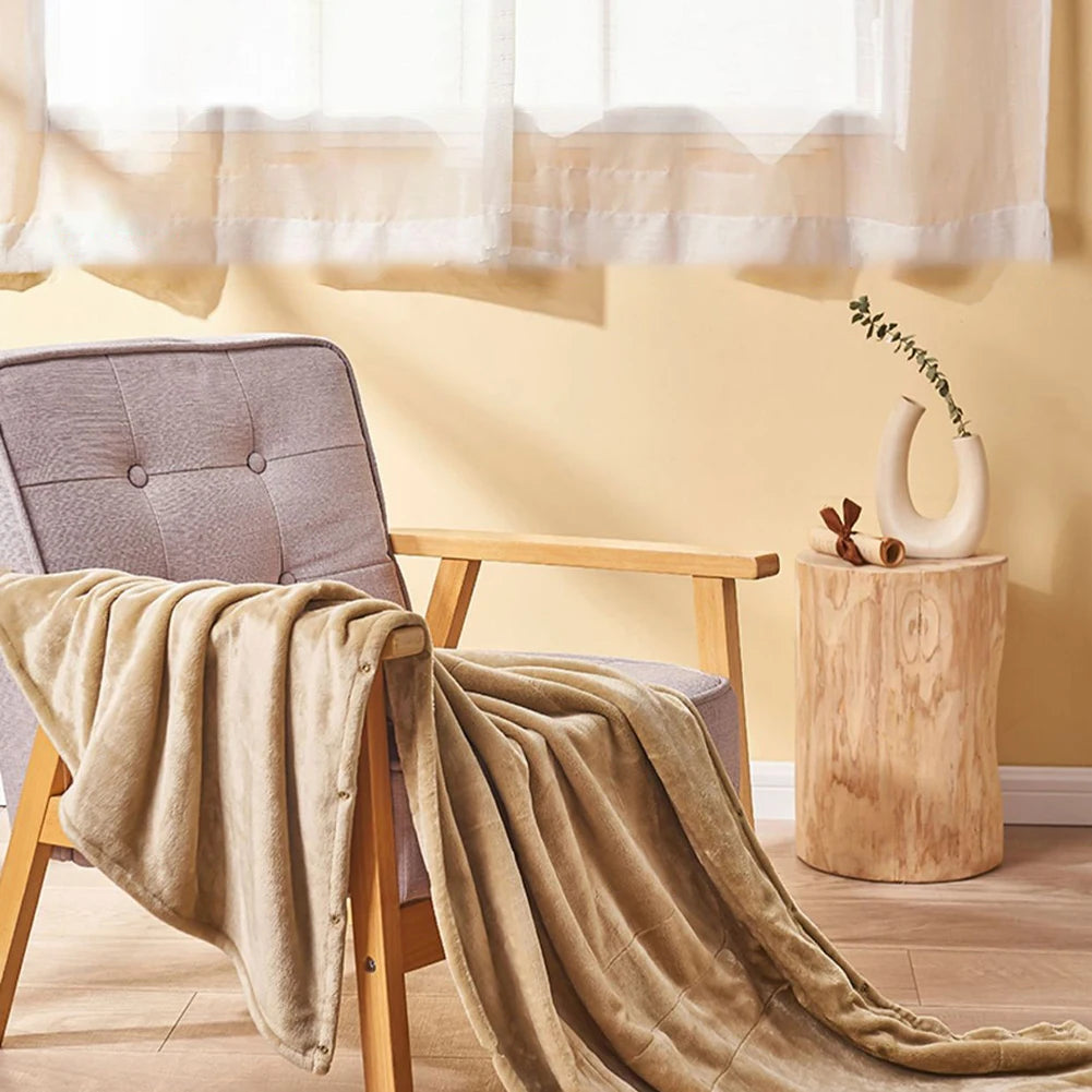 USB Electric Blanket | 3 Heat Settings Soft Plush Throw — photo 6