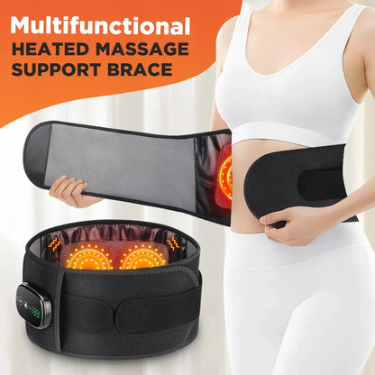 Electric Heated Waist Massager Belt – Lumbar Support Brace with Heat & Vibration Therapy — photo 7