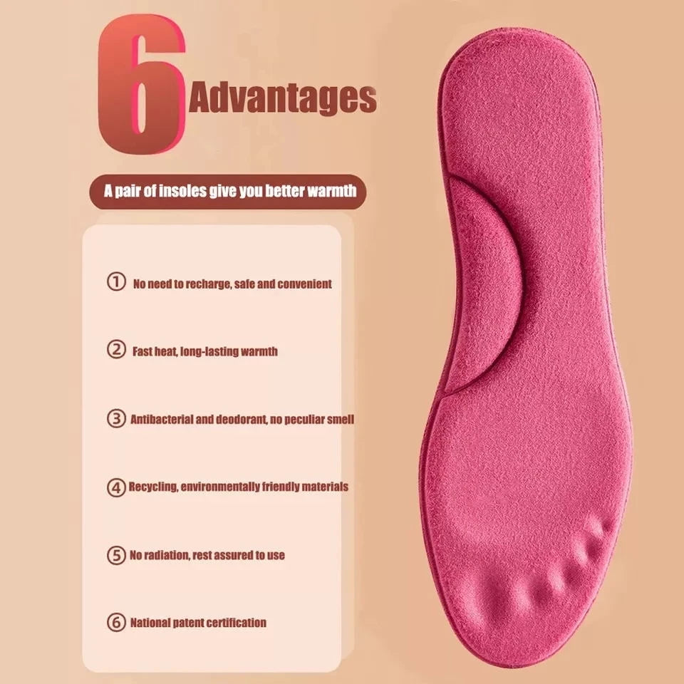 Self-Heating Insoles – Thermal Foot Warmer Insoles with Memory Foam, No Charging Needed, 1 Pair, EU 35–46 — photo 14