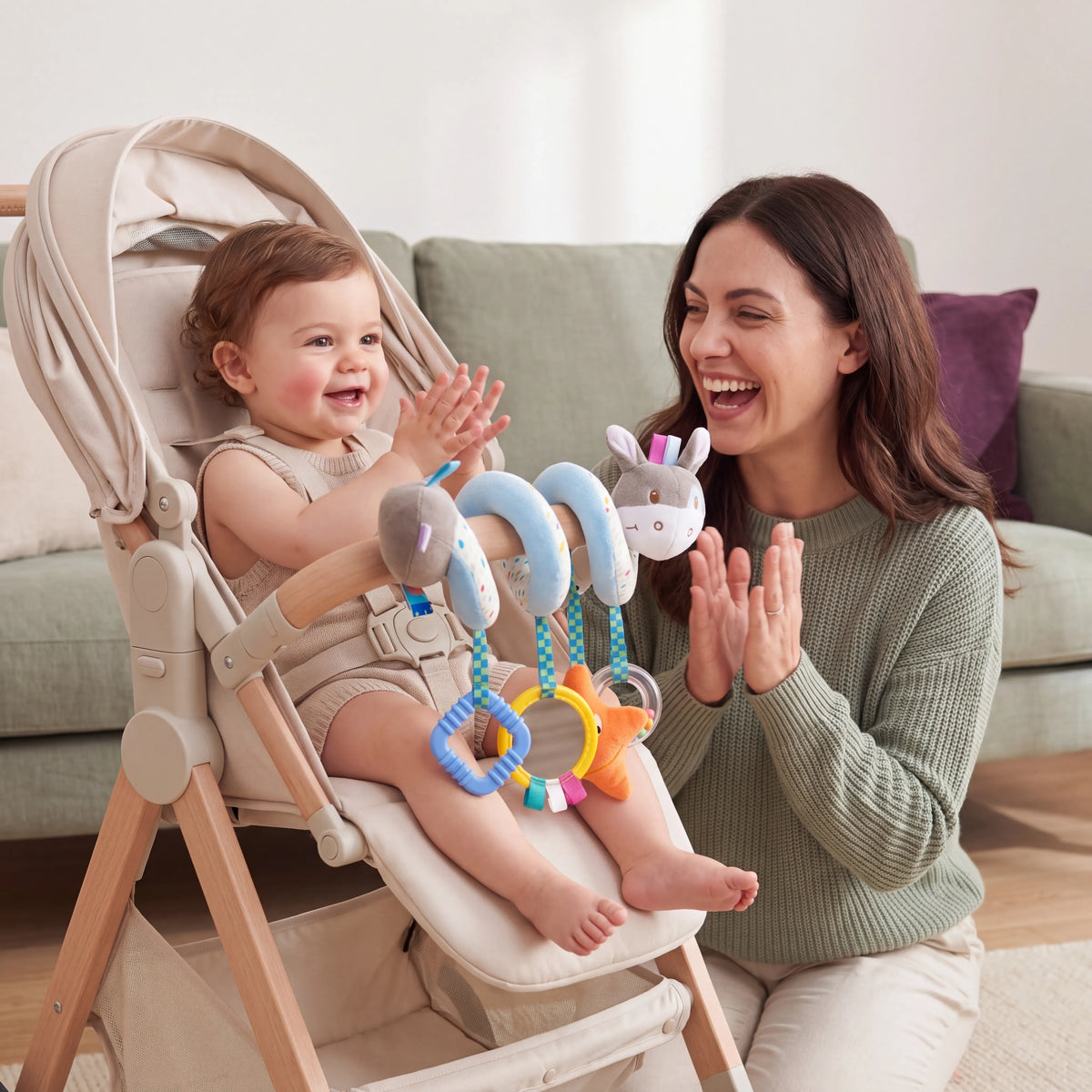 Safari Spiral Pram Toy — photo 4