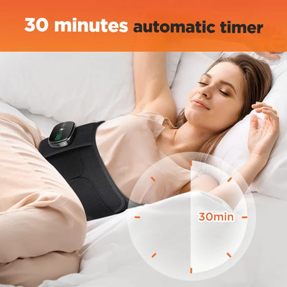 Electric Heated Waist Massager Belt – Lumbar Support Brace with Heat & Vibration Therapy — photo 13