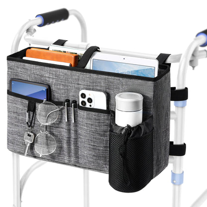Multi-Pocket Walker Bag | Secure Buckle Straps & Cup Holder — photo 1