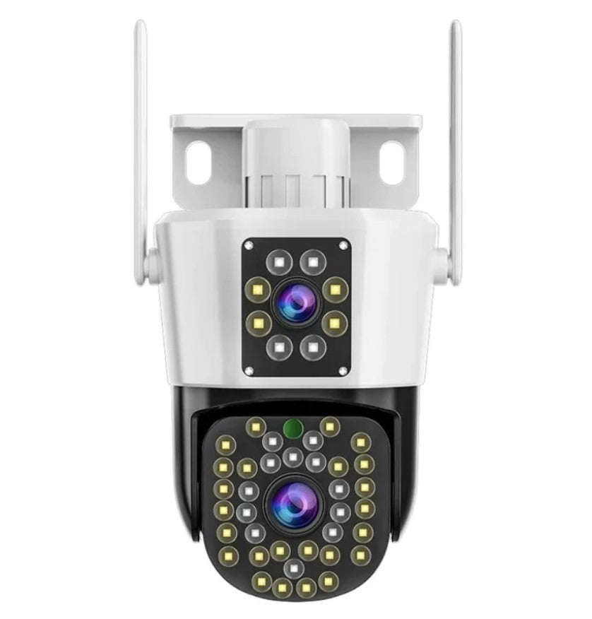 Dual Lens Security Camera 6MP – 360° PTZ, Colour Night Vision, Motion Detection, Two-Way Audio, Wi-Fi or Ethernet, IP66 — photo 1