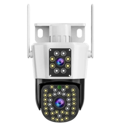 Dual Lens Security Camera 6MP – 360° PTZ, Colour Night Vision, Motion Detection, Two-Way Audio, Wi-Fi or Ethernet, IP66 — photo 1