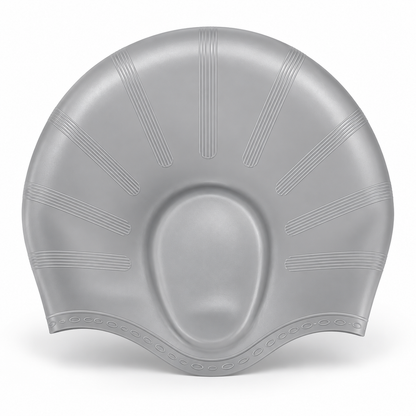 Silicone Swim Cap with Ear Protection for Long Hair Training — photo 5