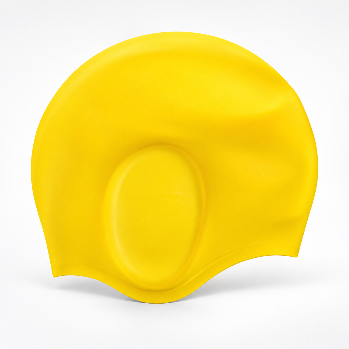 Silicone Swim Cap with Ear Protection for Long Hair Training — photo 6