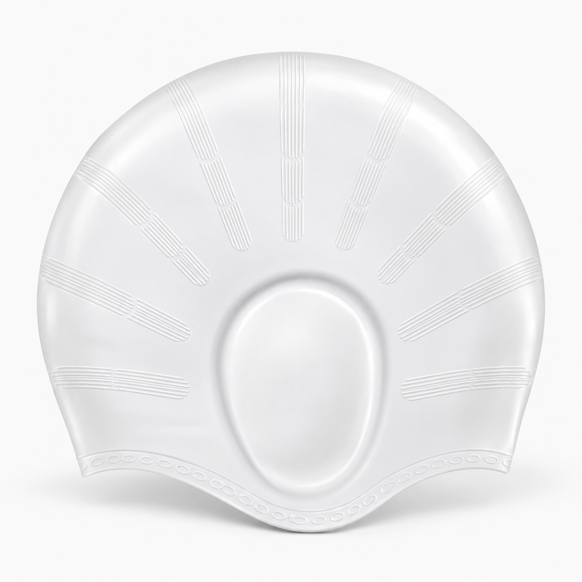 Silicone Swim Cap with Ear Protection for Long Hair Training — photo 7