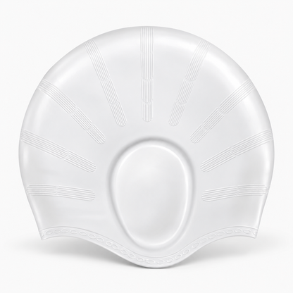 Silicone Swim Cap with Ear Protection for Long Hair Training — photo 7