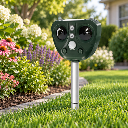 Solar Ultrasonic Bird Repeller for Outdoor Garden Pest Control — photo 3