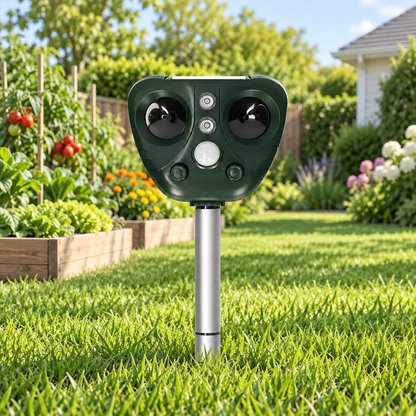 Solar Ultrasonic Bird Repeller for Outdoor Garden Pest Control — photo 2