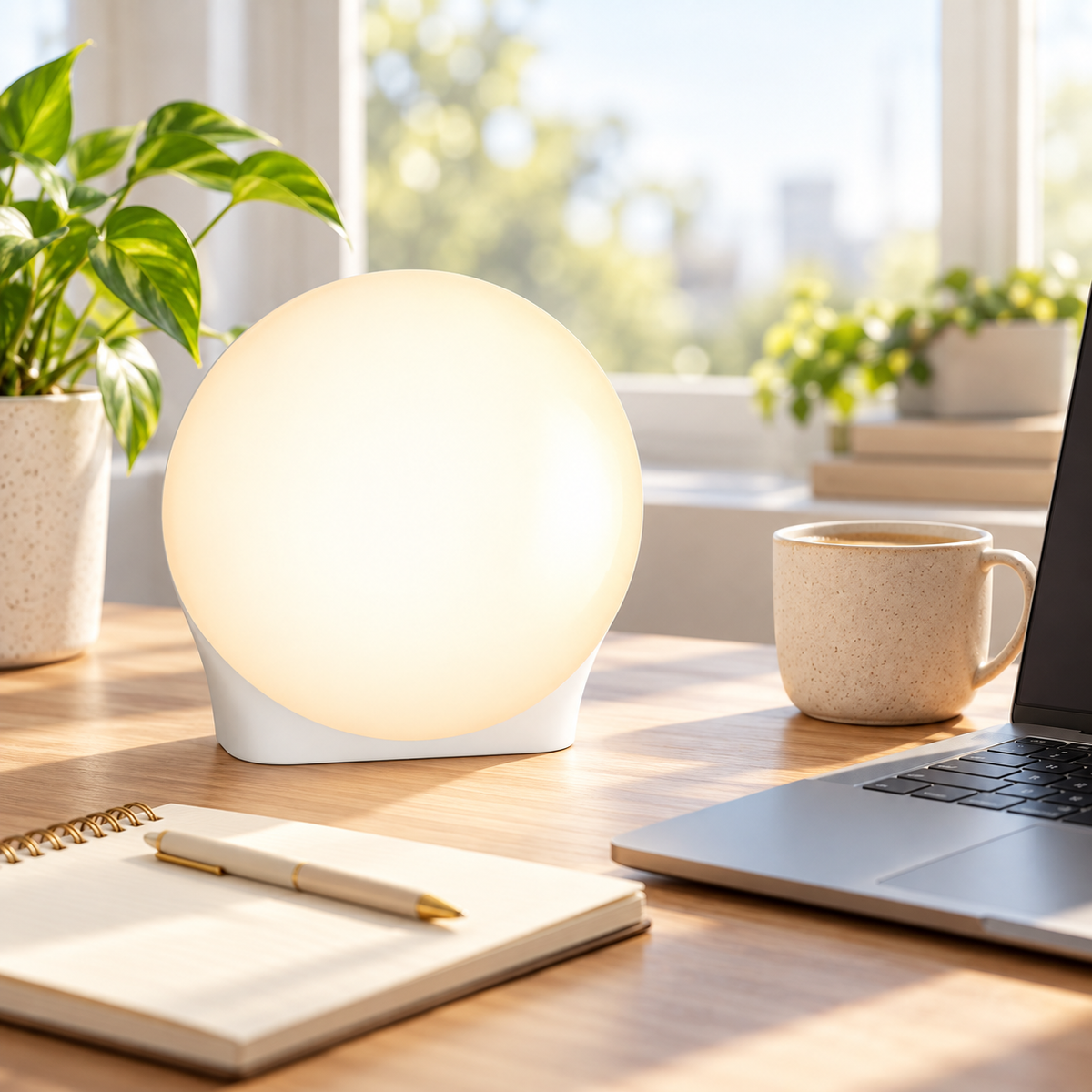 Timer LED Compact Light Therapy Lamp Portable Design — photo 2