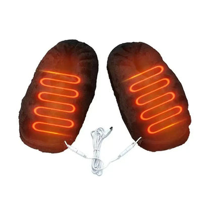 USB Heated Slippers – Electric Heated House Shoes with Soft Plush Lining, Unisex, 3 Colours, EU 35–46 — photo 5