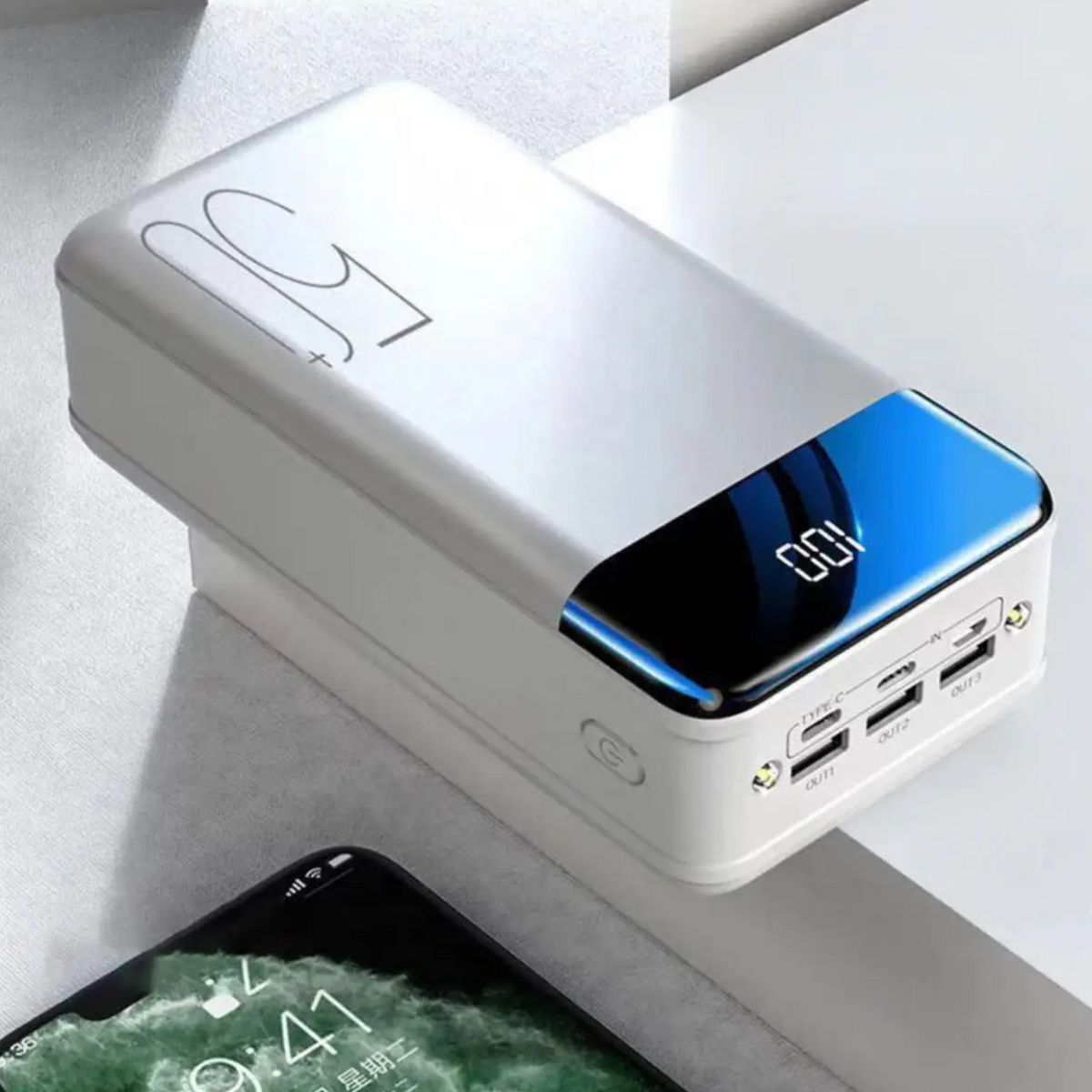 100,000mAh Portable Power Bank — Fast Charging External Battery Backup — photo 3